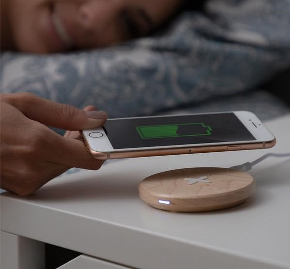 Wireless Charger Wireless Wooden Fast Charger - Various Colours - siopashop.ie