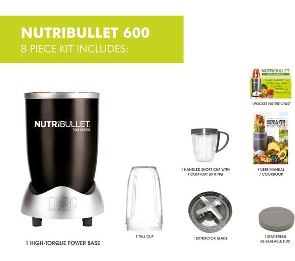 Buy Nutribullet 600 8-piece Blender - SIOPASHOP –