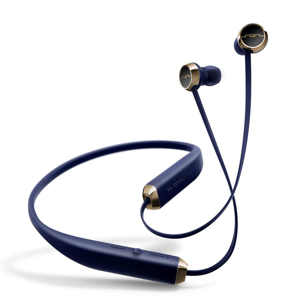 Wireless Headphones Sol Republic Wireless Noise Cancelling Neckband Headphones - Navy - siopashop.ie