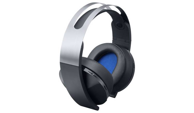 PS4 Headphones PS4 Sony Wireless Headset - Platinum - siopashop.ie