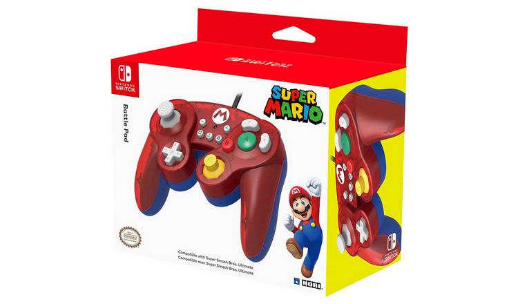 Nintendo Switch Controller Wired Controller for Nintendo Switch - Super Smash Bros - Mario. - siopashop.ie