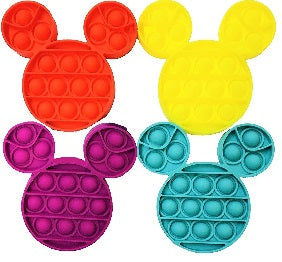 Poppit Fidget Toy TikTok Push Poppit Bubble Fidget Toy - Various Styles - siopashop.ie Mickey Mouse Red
