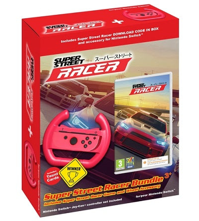 Nintendo Switch Bundle Super Street Racer & Wheel Bundle Nintendo Switch - siopashop.ie