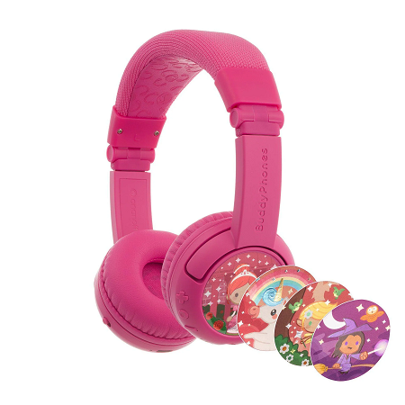Kids Headphones Buddyphones Play Plus Kids Headphones - siopashop.ie Rose Pink