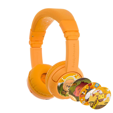 Kids Headphones Buddyphones Play Plus Kids Headphones - siopashop.ie Sun Yellow