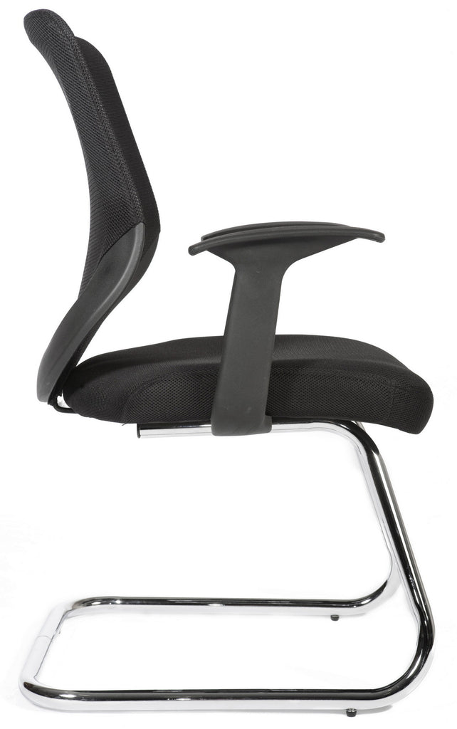 Visitor Chair Nova Mesh Visitor Office Chair - Black - siopashop.ie