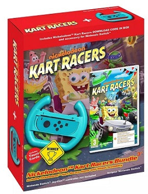 Nintendo Switch Bundle Nickelodeon Kart Racers & Wheel Nintendo Switch - siopashop.ie