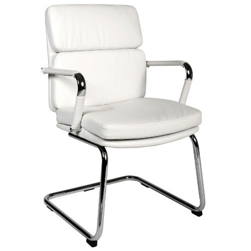 Visitor Chair Deco Visitor Office Chair - White - siopashop.ie