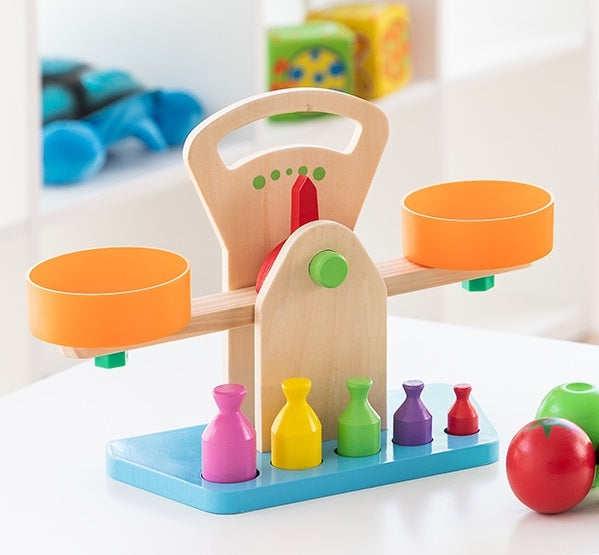 Wooden Scales Wooden Play Kitchen Scales - siopashop.ie