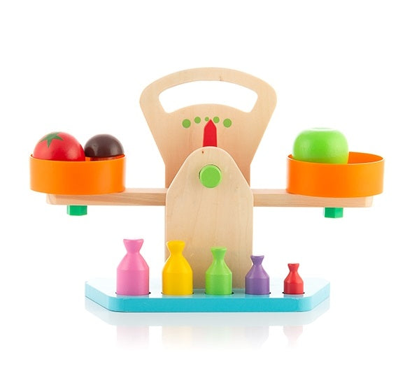 Wooden Scales Wooden Play Kitchen Scales - siopashop.ie