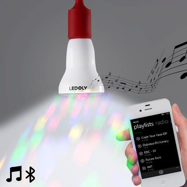 Speaker Lightbulb Multicolour Lightbulb with Speaker - siopashop.ie