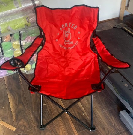 Camping Chair Camping Chairs - Red/Green - siopashop.ie Red