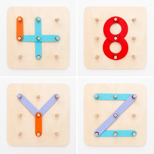 Wooden Letters Set Wooden Letters and Numbers Learning Set - siopashop.ie