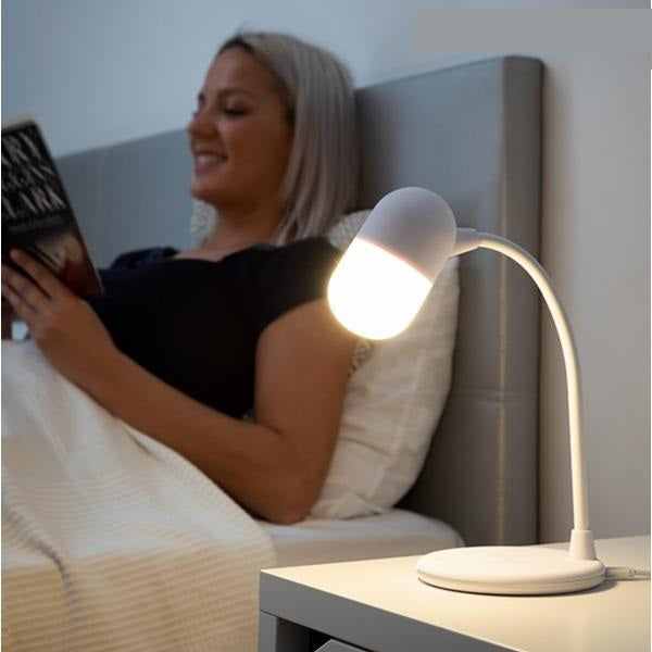Charger Lamp with Speaker LED Lamp with Speaker and Wireless Charger - siopashop.ie