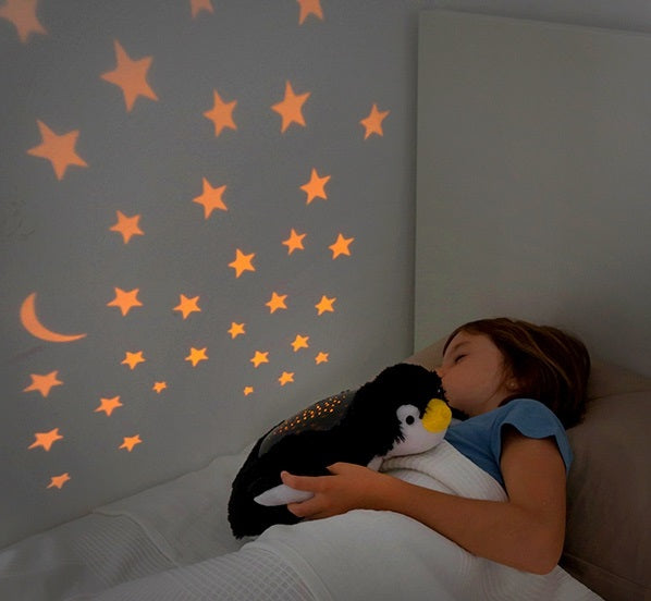 Projector Night Light Soft Cuddly Penguin Night Light Projector - siopashop.ie