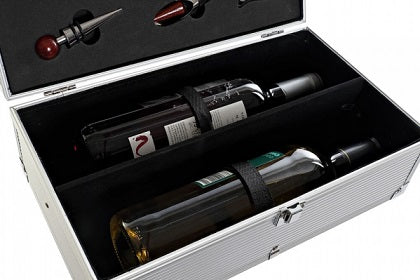 Wine Case 8 Piece Stainless Steel Case Wine Accessory Set - siopashop.ie