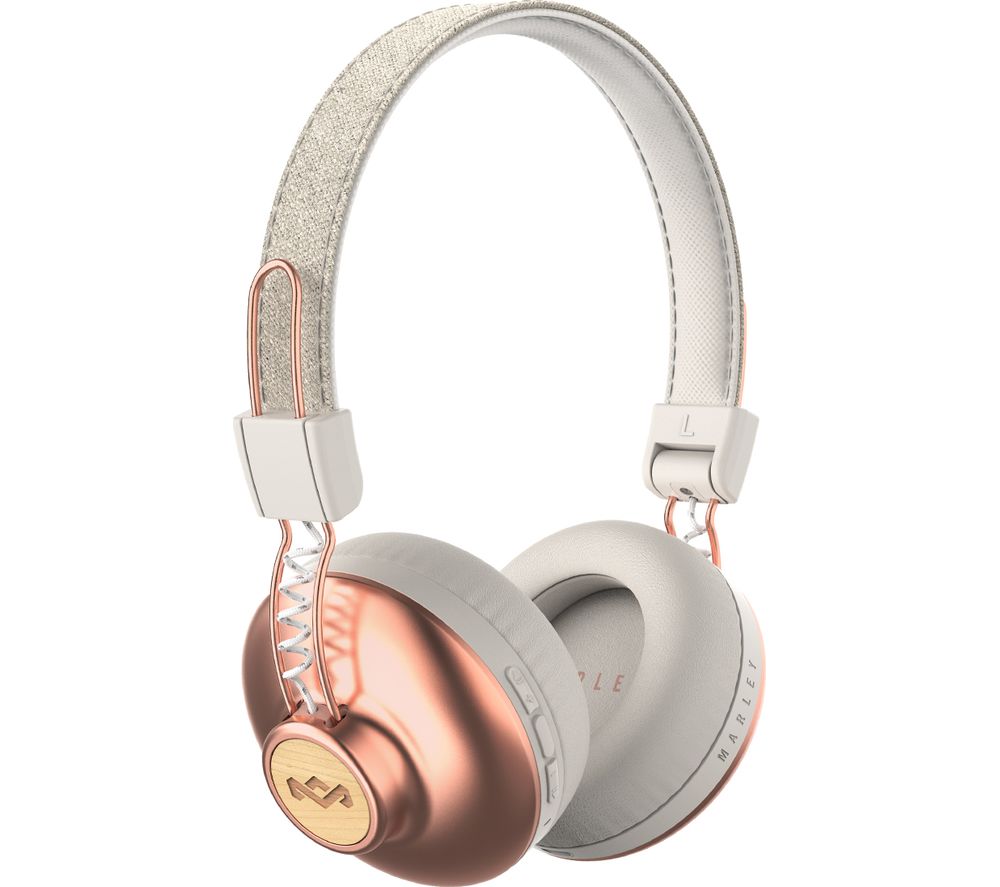 Marley Headphones The House Of Marley Positive Vibration 2 Wireless Headphones - siopashop.ie Copper/White