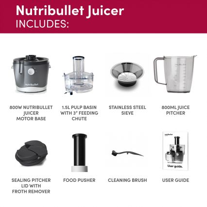 Nutribullet Juicer Nutribullet Juicer/Juicer Pro - siopashop.ie