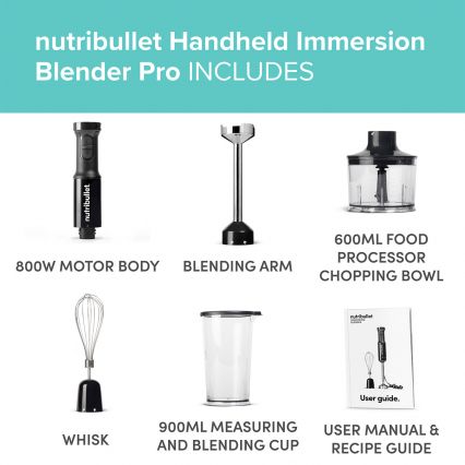 Hand Blender Nutribullet Handheld Immersion Blenders - siopashop.ie